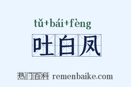 吐白凤是什么意思的图片